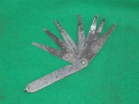 ROLLS-ROYCE 40-50HP CHASSIS FEELER GAUGE SET