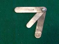 MG TAPPET GAUGE 0.019"