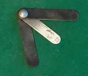 MG TAPPET GAUGE 0.015"