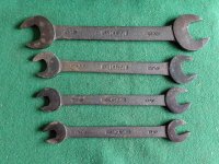 A SET OF CLASSIC GARRINGTON JAGUAR TOOL KIT SPANNERS