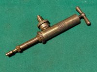 VINTAGE AUSTIN SEVEN BRASS ENOTS GREASE GUN BT37 / 38