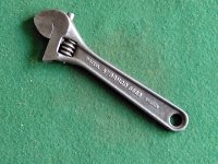 BAHCO 4 INCH ADJUSTABLE SPANNER / WRENCH 0669 BAHCO 4 INCH ADJUSTABLE SPANNER / WRENCH 0669