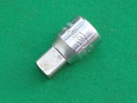 ELORA 3/8 TO 1/2 SQUARE DRIVE SOCKET ADAPTER NOS