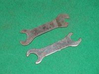 PAIR OF BSA TAPPET SPANNERS M20, GOLD STAR ETC